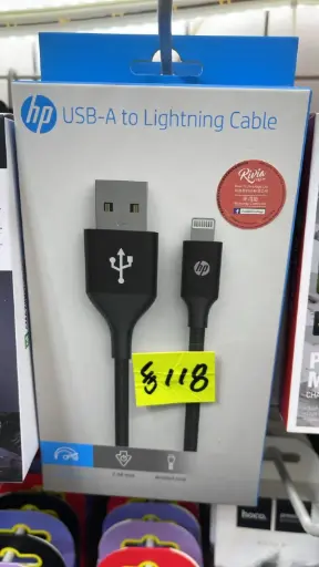 hp USB-A to Lightning Cable