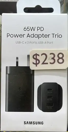 Samsung 65W PD Power Adapter Trio